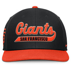 San Francisco Giants Nike Pro Performance Snapback Hat - Black/Orange Hats
