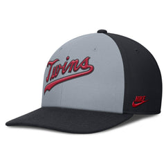 Minnesota Twins Nike Pro Performance Snapback Hat - Gray/Navy Hats