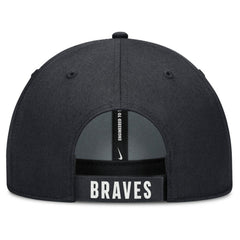 Atlanta Braves Nike Club Performance Adjustable Hat - White/Navy Hats