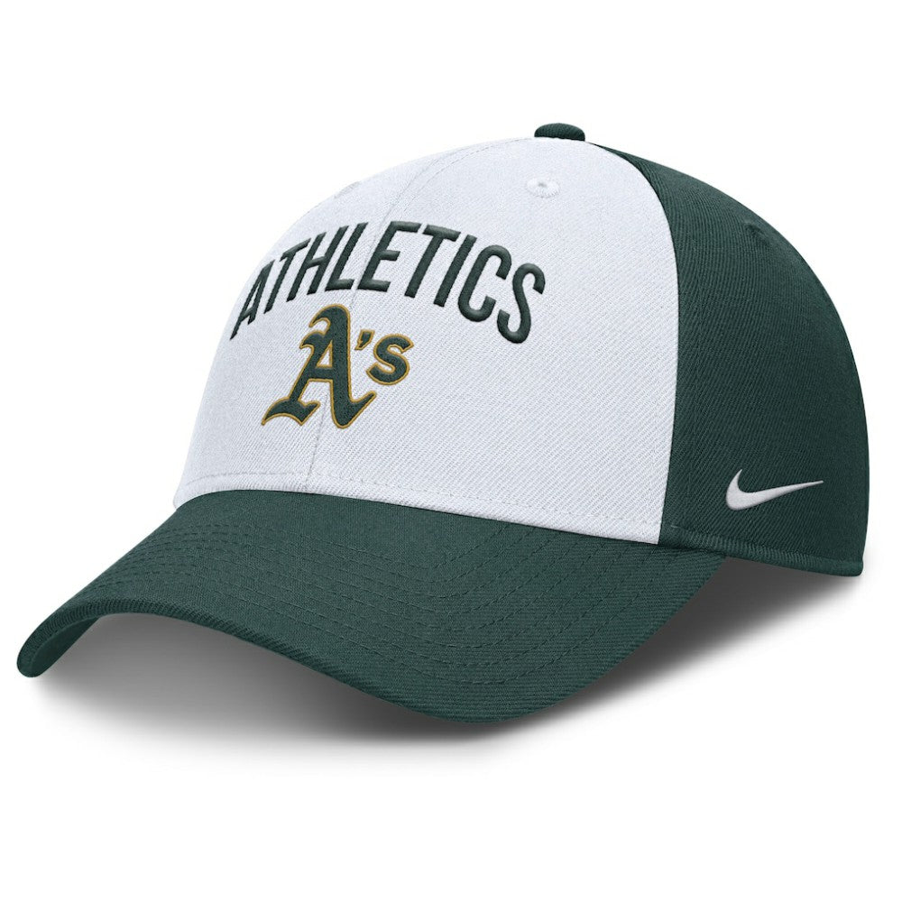 Athletics Nike Club Performance Adjustable Hat - White/Green Hats