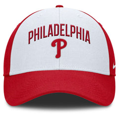Philadelphia Phillies Nike Club Performance Adjustable Hat - White/Red Hats