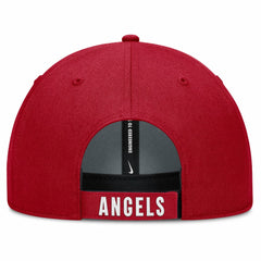 Los Angeles Angels Nike Club Performance Adjustable Hat - White/Red Hats