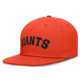 San Francisco Giants Nike Wordmark Dri-FIT Round Bill True Fitted Hat - Orange Hats