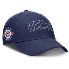 Chicago Cubs Nike Rise Gaberdine Adjustable Hat - Navy Hats