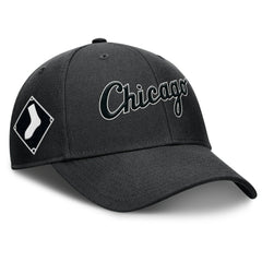 Chicago White Sox Nike Rise Gaberdine Adjustable Hat - Black Hats