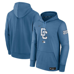 Washington Nationals Nike 2025 City Connect Authentic Collection Performance Pullover Hoodie - Blue Hoodies