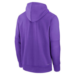 Colorado Rockies Nike 2025 City Connect Authentic Collection Therma Pullover Hoodie - Purple Hoodies