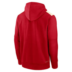 Los Angeles Angels Nike Authentic Collection City Connect Therma Pullover Hoodie - Red Hoodies