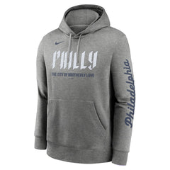 Philadelphia Phillies Nike City Connect Club Pullover Hoodie - Heather Charcoal Hoodies