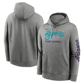 Arizona Diamondbacks Nike City Connect Club Hoodie - Heather Charcoal Hoodies