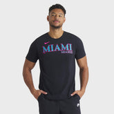 Miami Marlins Nike City Connect Wordmark T-Shirt - Black T-shirts