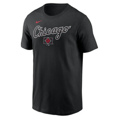 Chicago White Sox Nike City Connect Wordmark T-Shirt - Black T-shirts