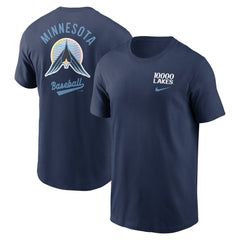 Minnesota Twins Nike 2025 City Connect 2-Hit T-Shirt - Navy T-shirts