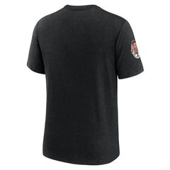 San Francisco Giants Nike Cooperstown Collection Eras Tri-Blend T-Shirt - Heather Black T-shirts