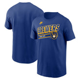 Milwaukee Brewers Nike Cooperstown Collection Retro T-Shirt - Royal T-shirts