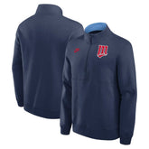 Minnesota Twins Nike Cooperstown Collection Fleece Half-Zip Pullover - Navy Pullover