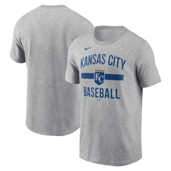 Kansas City Royals Nike Arched T-Shirt - Heather Gray T-shirts