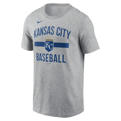 Kansas City Royals Nike Arched T-Shirt - Heather Gray T-shirts
