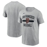 San Francisco Giants Nike Arched T-Shirt - Heather Gray T-shirts