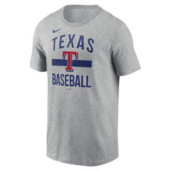 Texas Rangers Nike Arched T-Shirt - Heather Gray T-shirts