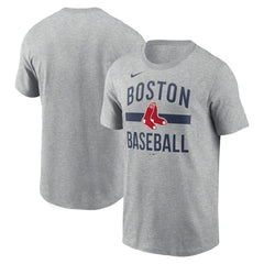 Boston Red Sox Nike Arched T-Shirt - Heather Gray T-shirts