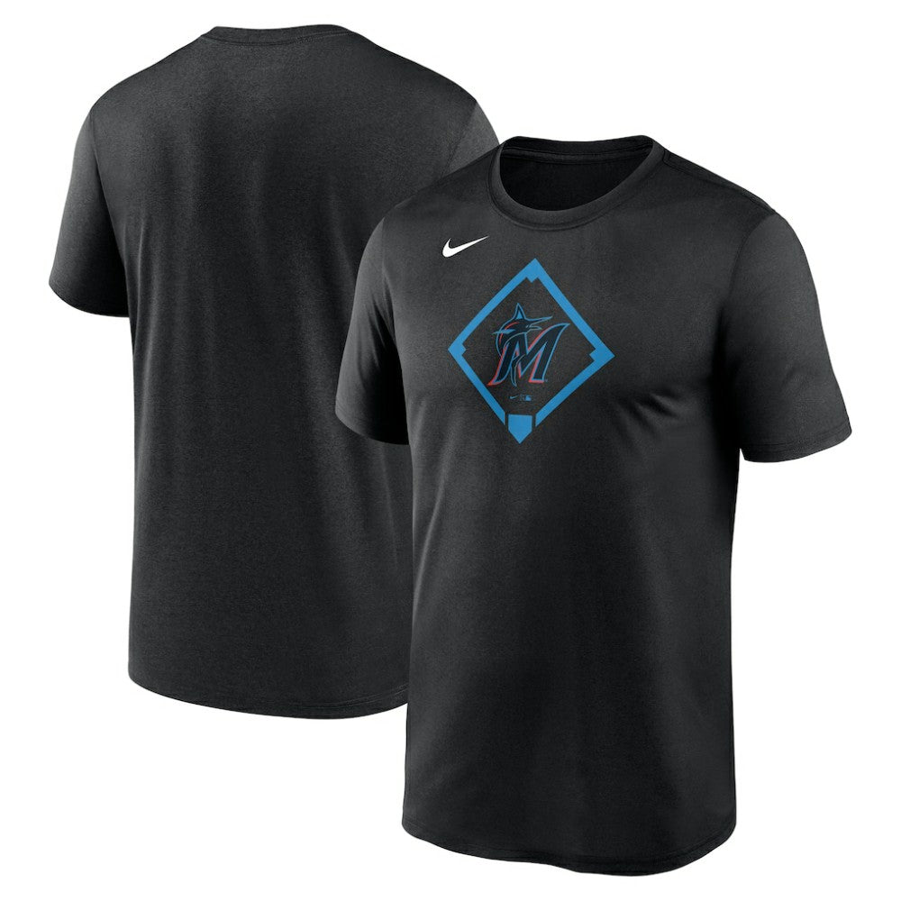 Miami Marlins Nike Icon Legend Dri-FIT T-Shirt - Black T-shirts