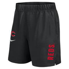 Cincinnati Reds Nike Woven Victory Dri-FIT Shorts - Black Shorts