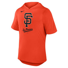 San Francisco Giants Nike Tri-Blend Hoodie T-Shirt - Orange Hoodies