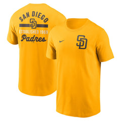 San Diego Padres Nike 2-Hit T-Shirt - Gold T-shirts