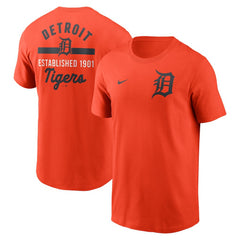Detroit Tigers Nike 2-Hit T-Shirt - Orange T-shirts