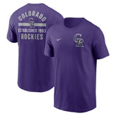 Colorado Rockies Nike 2-Hit T-Shirt - Purple T-shirts