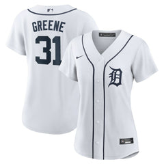 MLB Riley Greene Detroit Tigers Nike Women's Home Replica Player Jersey - White
