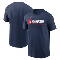 Cleveland Guardians Nike Team Block T-Shirt - Navy T-shirts