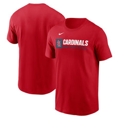 St. Louis Cardinals Nike Team Block T-Shirt - Red T-shirts
