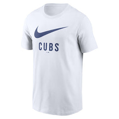 Chicago Cubs Nike Swoosh T-Shirt - White T-shirts