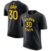 Stephen Curry Golden State Warriors Jordan Brand Statement Edition Name & Number T-Shirt Black