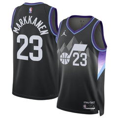 NBA Lauri Markkanen Utah Jazz Jordan Brand Unisex 2024/25 Swingman Jersey - Statement Edition - Black sale