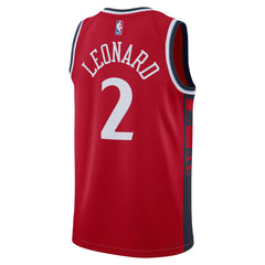 NBA Kawhi Leonard LA Clippers Jordan Brand Unisex 2024/25 Swingman Jersey - Statement Edition - Red outlet
