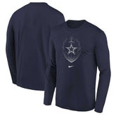 Dallas Cowboys Preschool Legend Icon Long Sleeve T-Shirt Navy