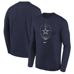 Dallas Cowboys Preschool Legend Icon Long Sleeve T-Shirt Navy