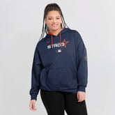 Houston Astros Nike Women's 2025 City Connect Authentic Collection Therma-FIT Hoodie - Navy Hoodies