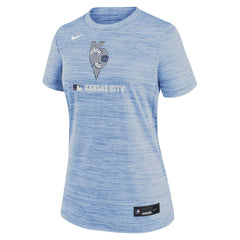 Kansas City Royals Nike Women's Authentic Collection City Connect Velocity Dri-FIT T-Shirt - Light Blue T-shirts