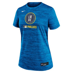 Philadelphia Phillies Nike Women's Authentic Collection City Connect Velocity Dri-FIT T-Shirt - Royal T-shirts