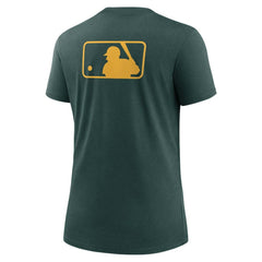Athletics Nike Women's Authentic Collection Early Work Tri-Blend T-Shirt - Green T-shirts