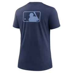 Tampa Bay Rays Nike Women's Authentic Collection Early Work Tri-Blend T-Shirt - Navy T-shirts