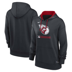 Cleveland Guardians Nike Women's Authentic Collection Therma-FIT Hoodie - Navy Hoodies
