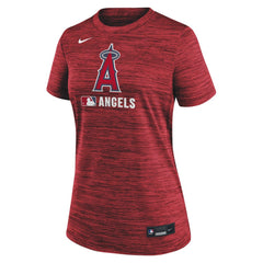 Los Angeles Angels Nike Women's Authentic Collection Velocity Dri-FIT T-Shirt - Red T-shirts