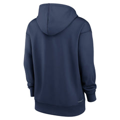 Los Angeles Angels Nike Women's Authentic Collection Lockup Alternate Logo Therma Hoodie - Navy Hoodies