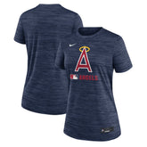 Los Angeles Angels Nike Women's Authentic Collection Alternate Logo Velocity Dri-FIT T-Shirt - Navy T-shirts
