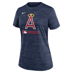 Los Angeles Angels Nike Women's Authentic Collection Alternate Logo Velocity Dri-FIT T-Shirt - Navy T-shirts